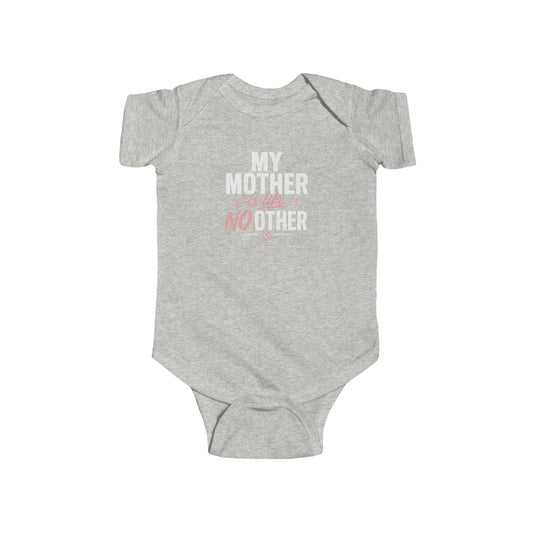 "My Mother, No Other" Cute Baby Onesie for New Moms | Mother's Day Gift