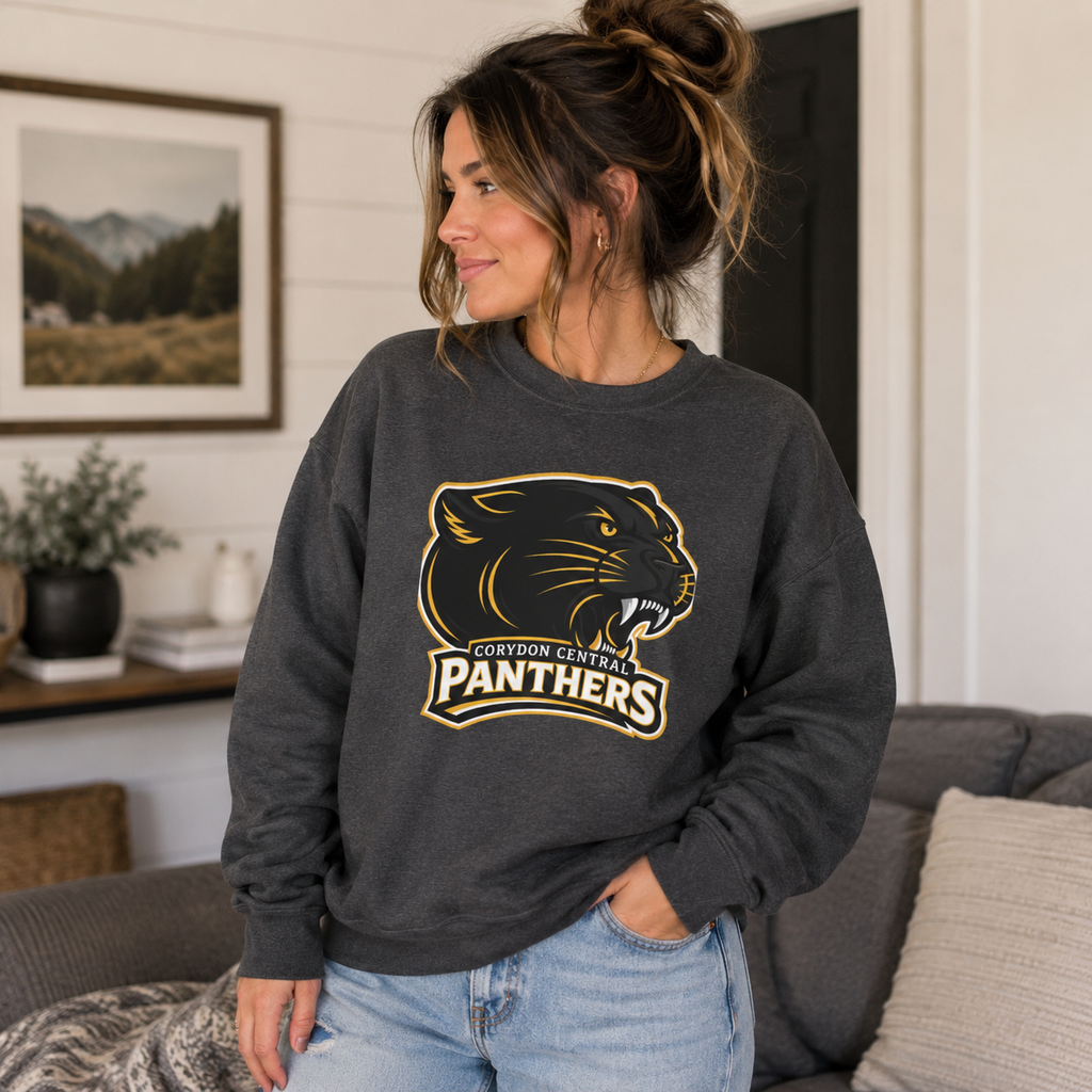 Panthers School Spirit Crewneck Sweatshirt