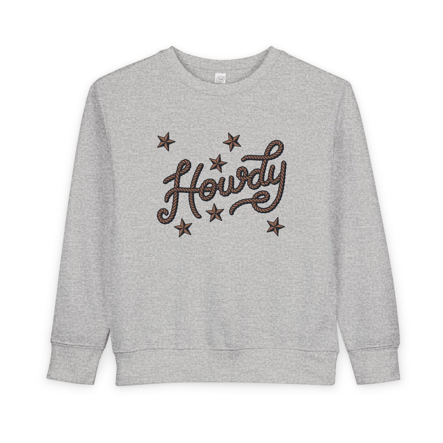 "Howdy" Stars Graphic Pullover for Kids