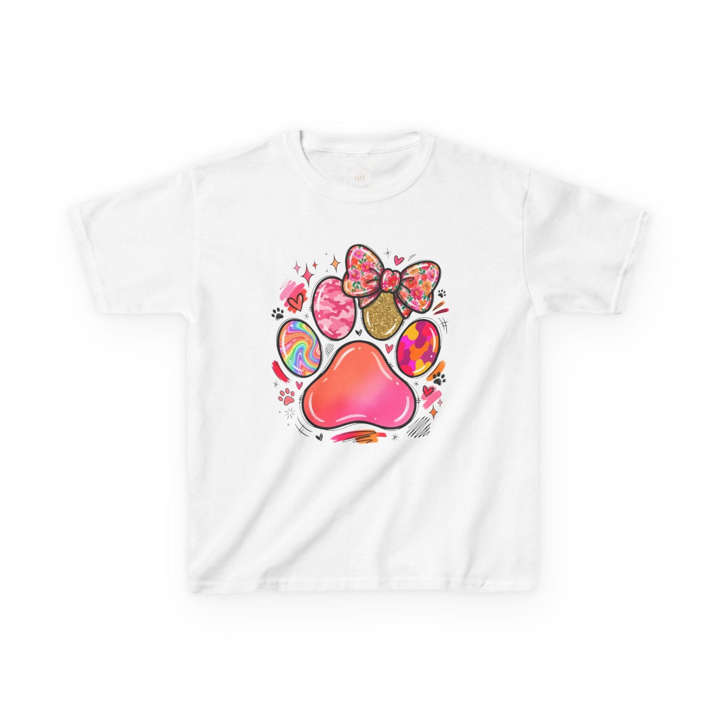 Kids Paw Print Tee