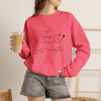 Dachshund Cocktail Crewneck Sweatshirt