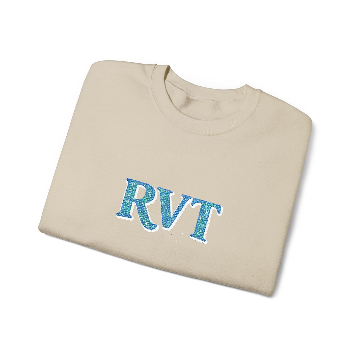 RVT Blue Monogram Graphic Sweatshirt