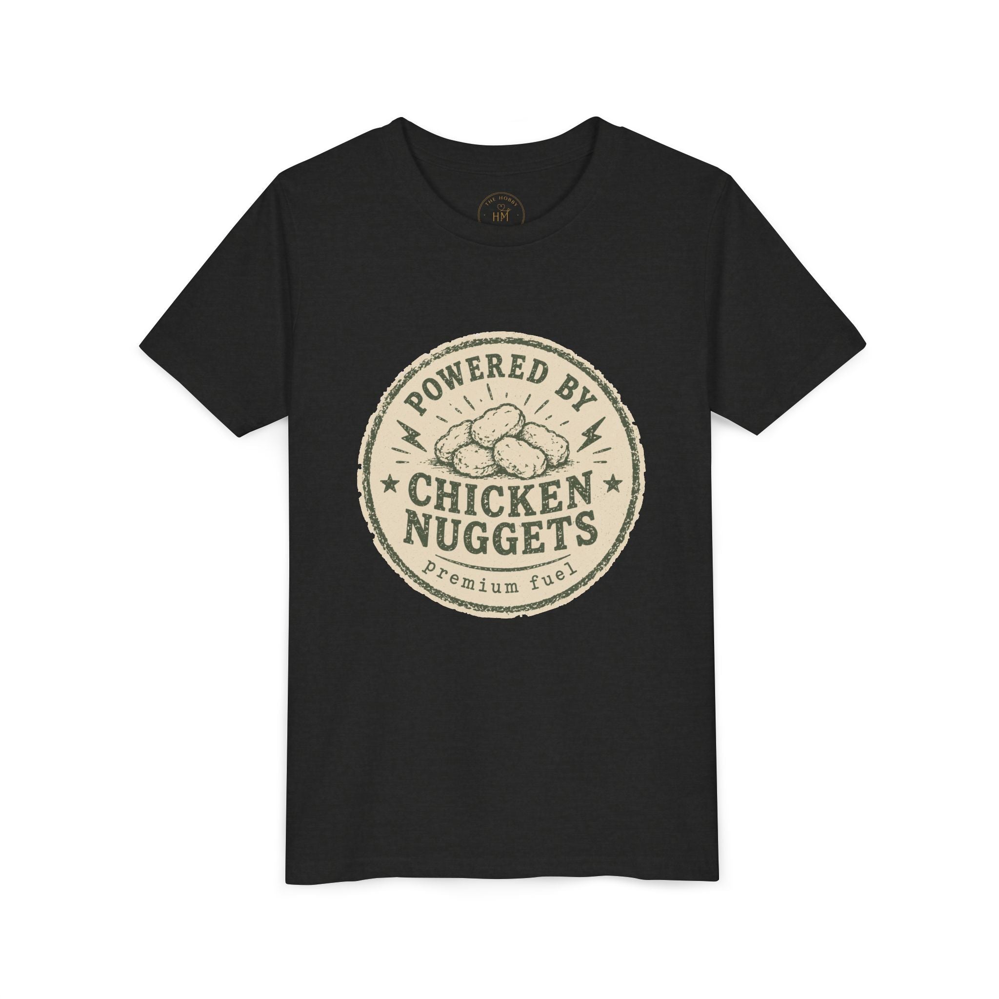 Powered by Chicken Nuggets Youth Graphic T-Shirt