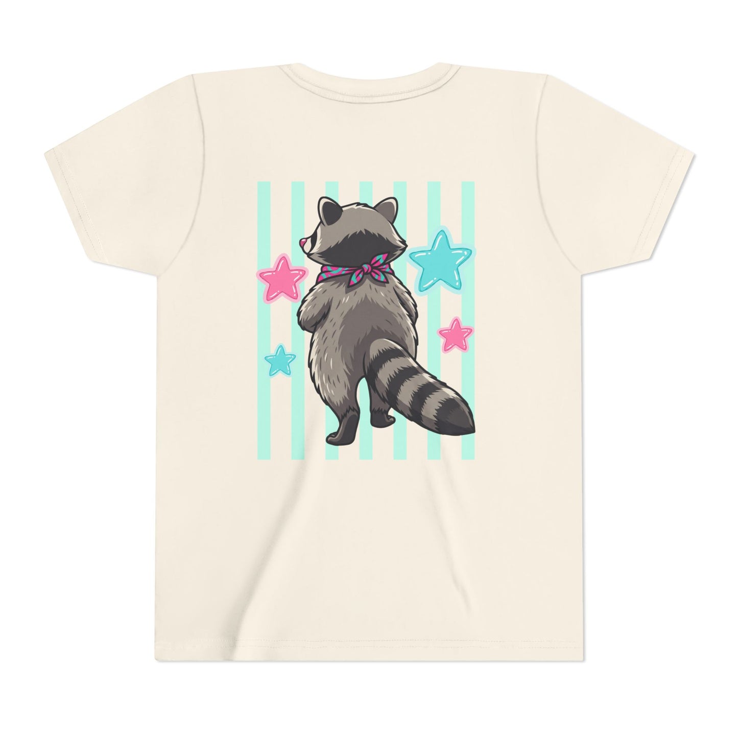 See Ya Soon Raccoon Youth Tee — Cute Cartoon Raccoon Kid Shirt