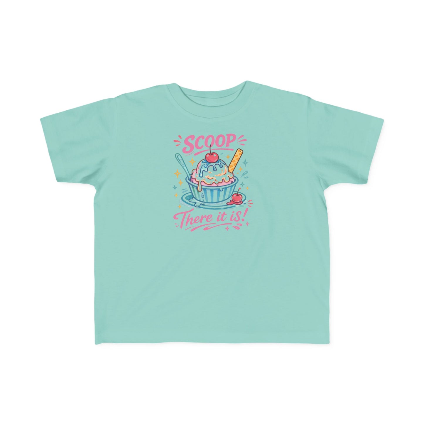 "Scoop There It Is" Ice Cream Toddler Tee