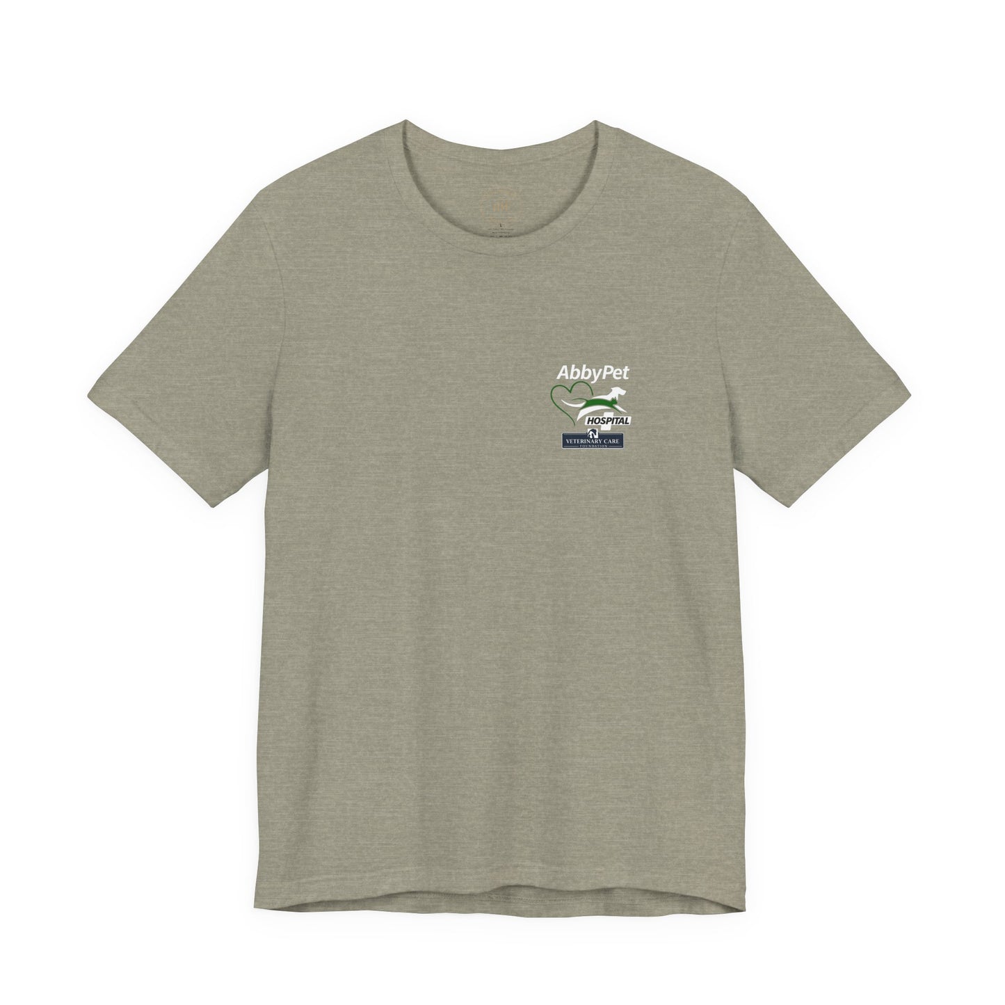 Custom Tee aat Abby Pet Hosptail - Proceeds will be donated to Abby Pet Hospital VCF fund.