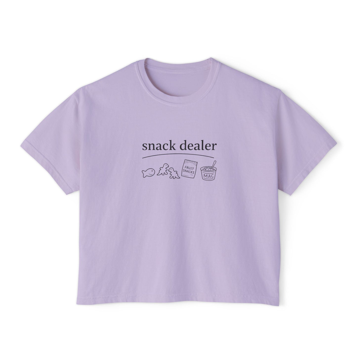 Snack Dealer Womens Boxy Tee