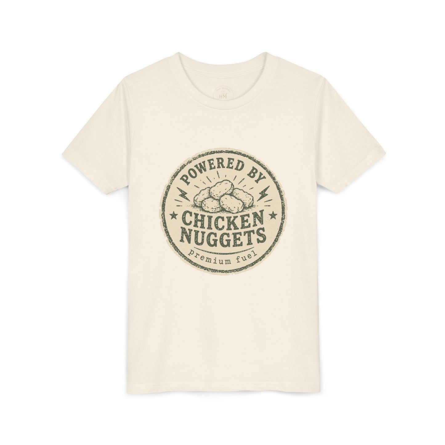 Powered by Chicken Nuggets Youth Graphic T-Shirt