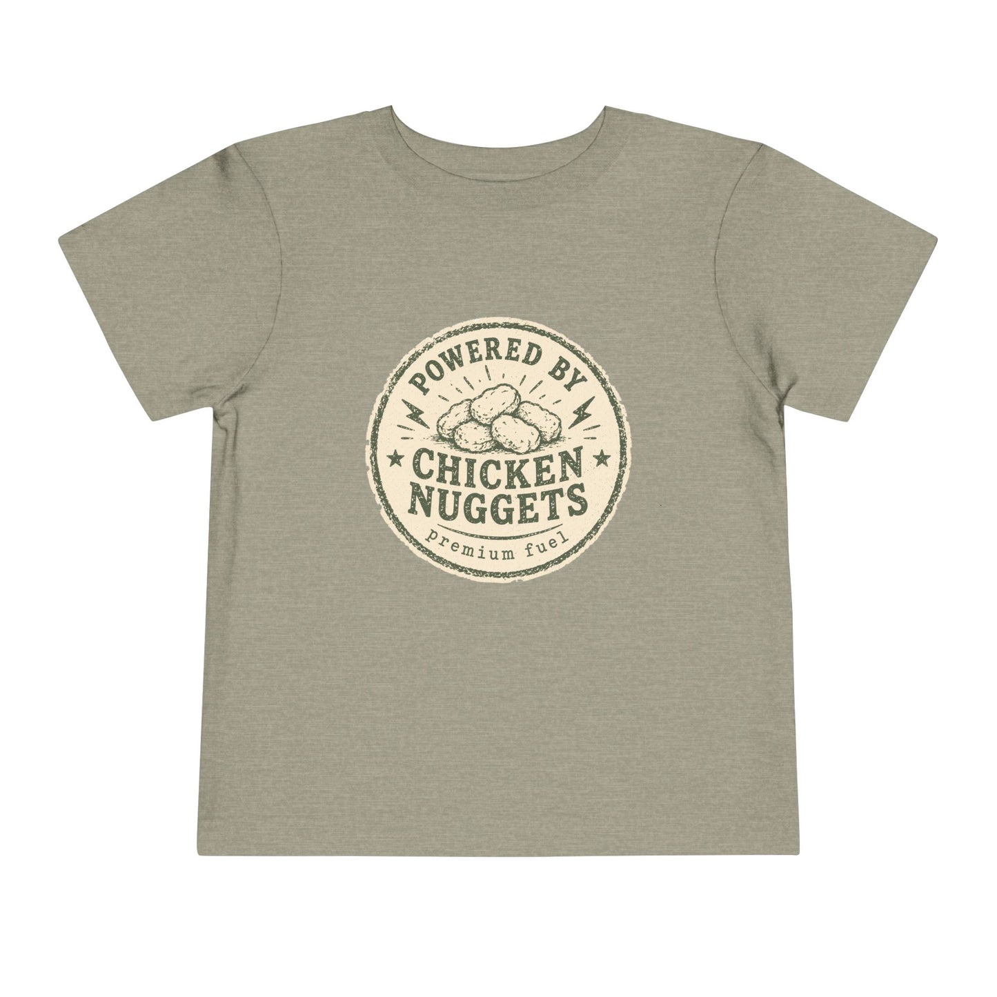 Toddler Tee — Powered by Chicken Nuggets