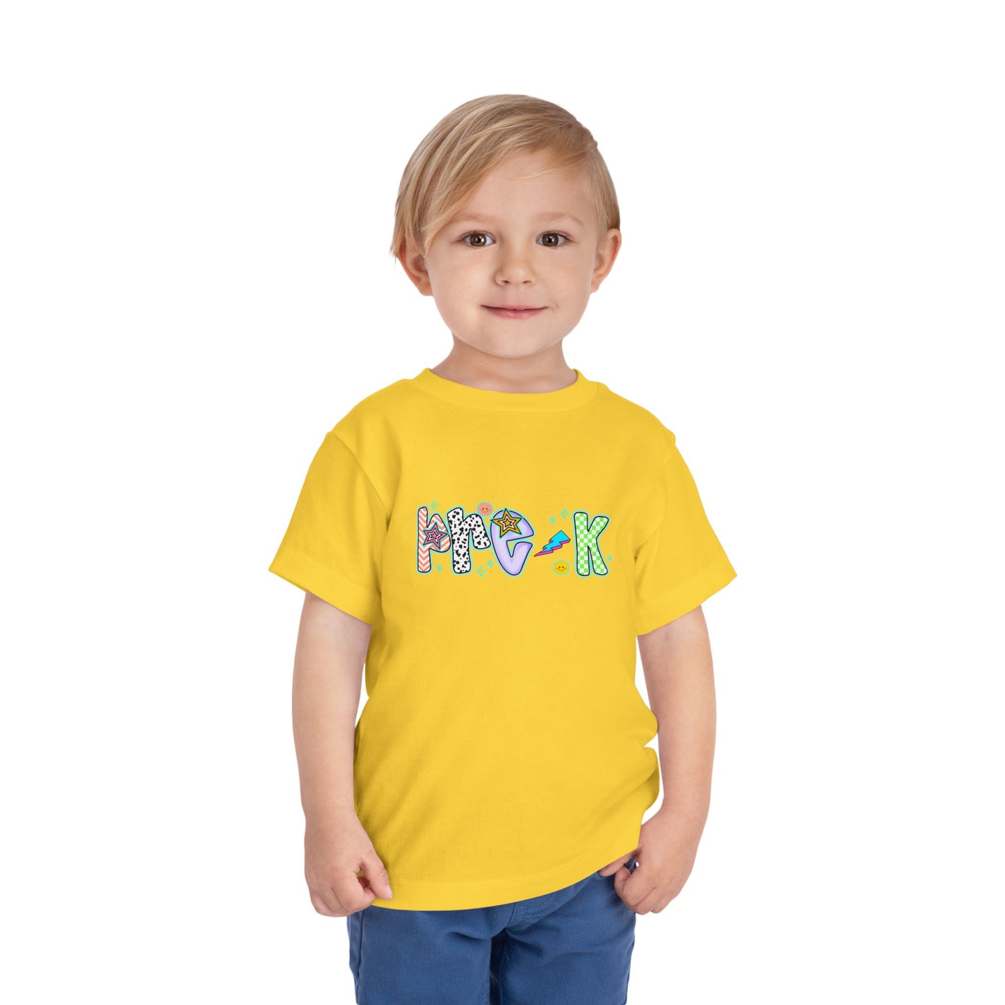 Pre-K back to school doodle script Toddler Graphic Tee