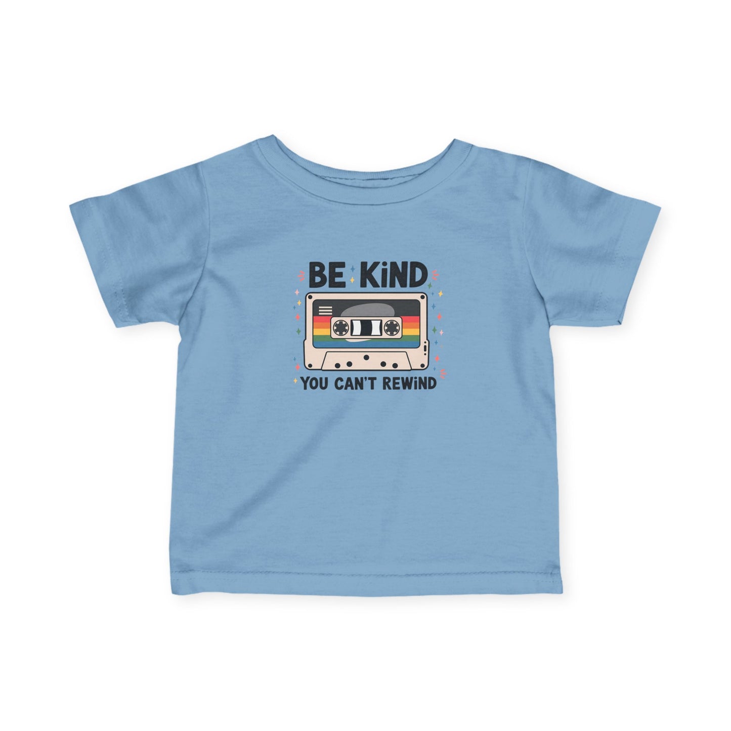 Baby Retro Cassette Tee | "Be Kind, You Can't Rewind" Infant Shirt