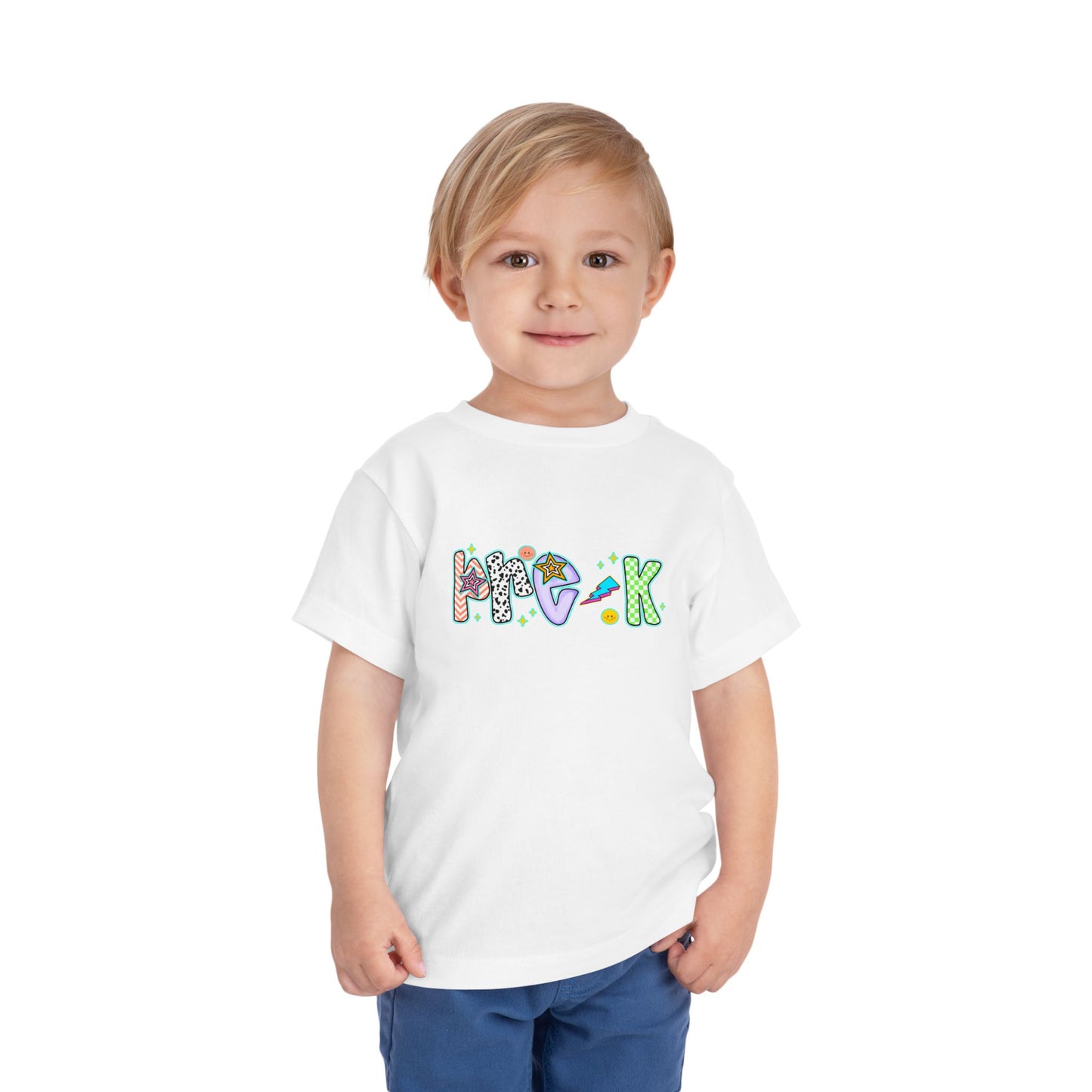 Pre-K back to school doodle script Toddler Graphic Tee