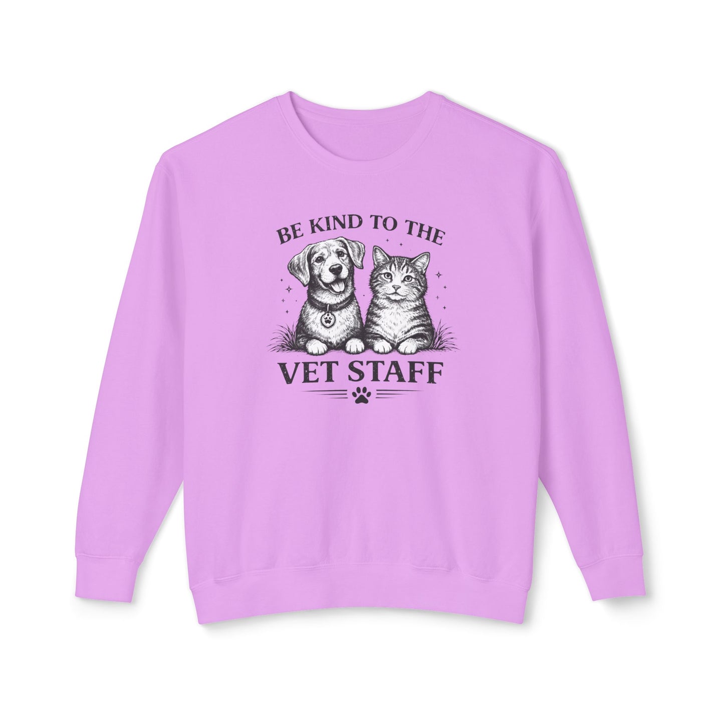 Be Kind to the Vet Staff Graphic Sweatshirt