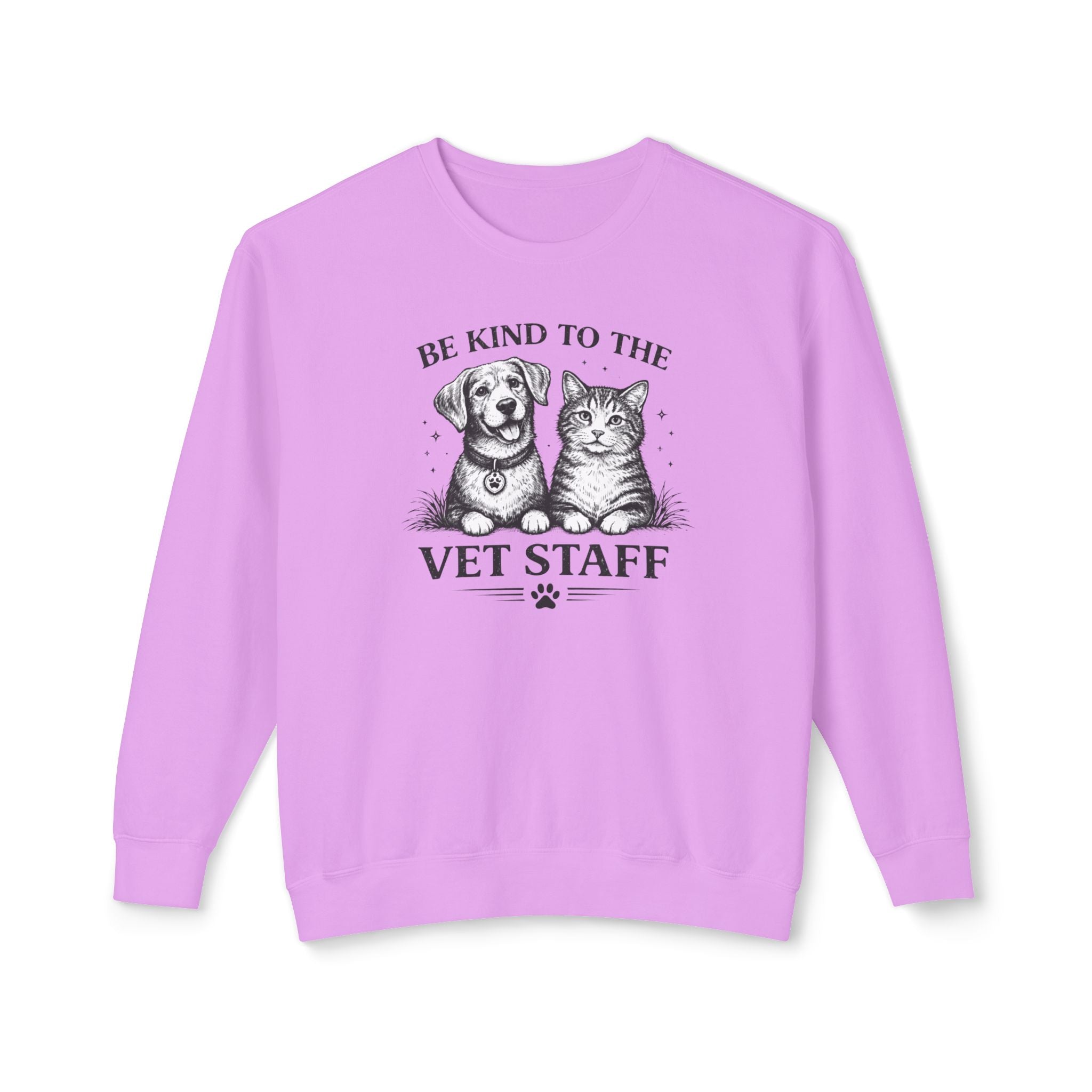 Be Kind to the Vet Staff Graphic Sweatshirt