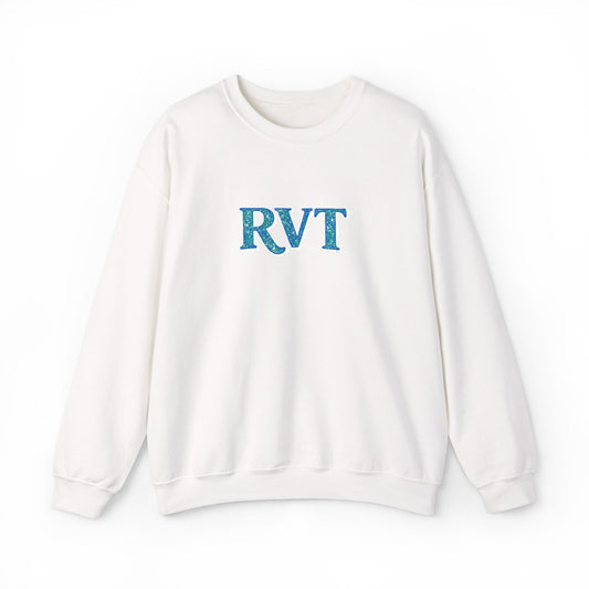 RVT Blue Monogram Graphic Sweatshirt