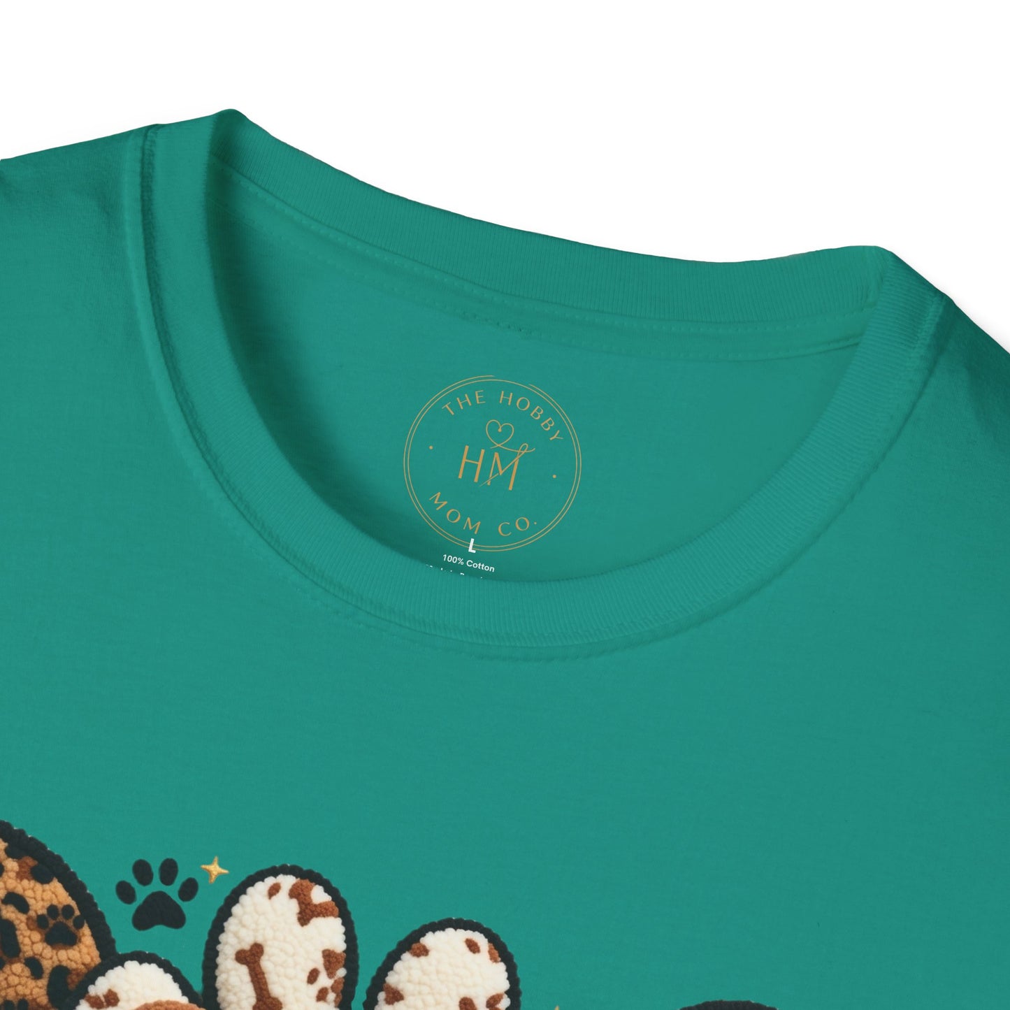 Dog Mama Leopard Paw T-Shirt