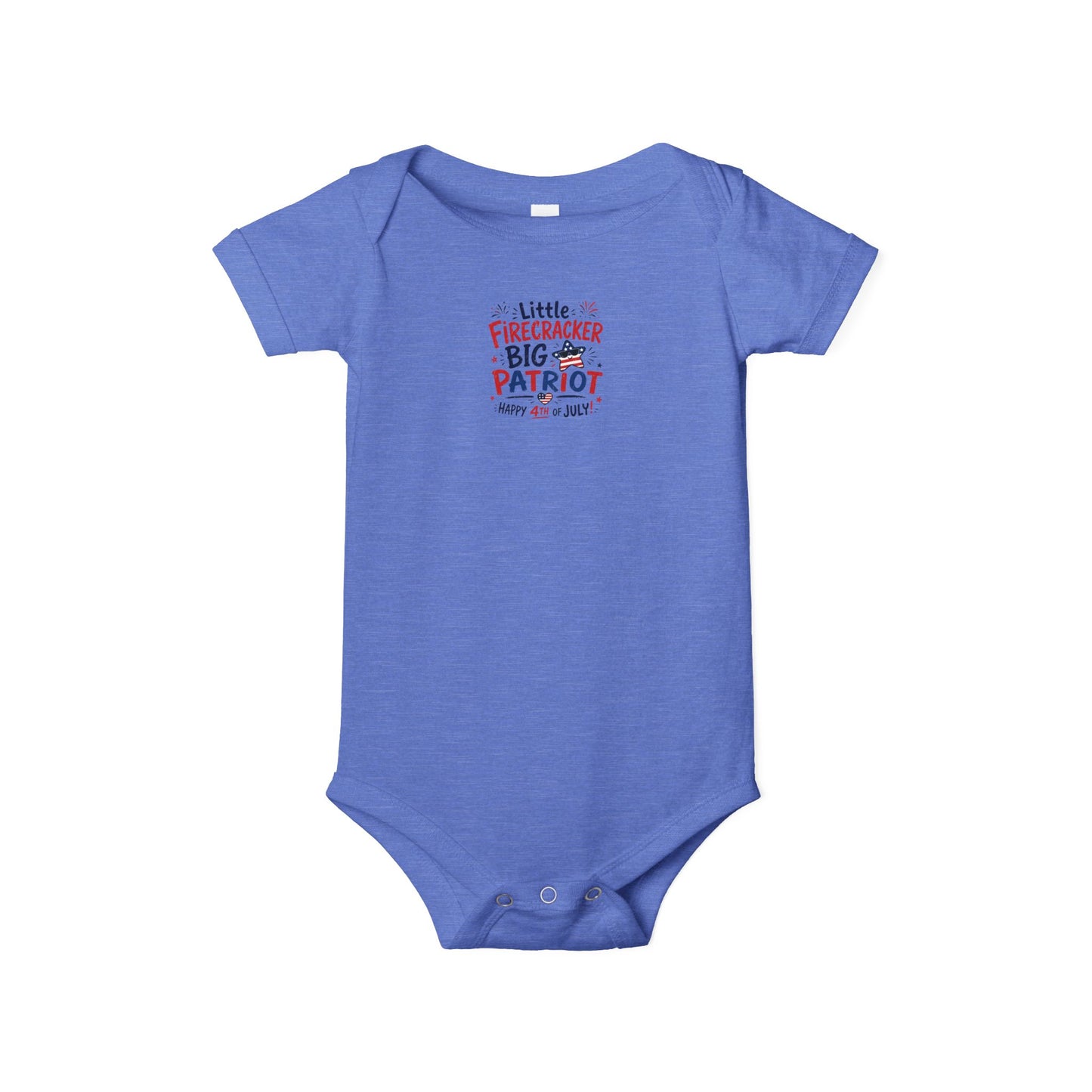 Little Firecracker 4th of July Baby Onesie