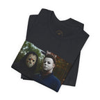 Horror Mask Duo Halloween Graphic Tee