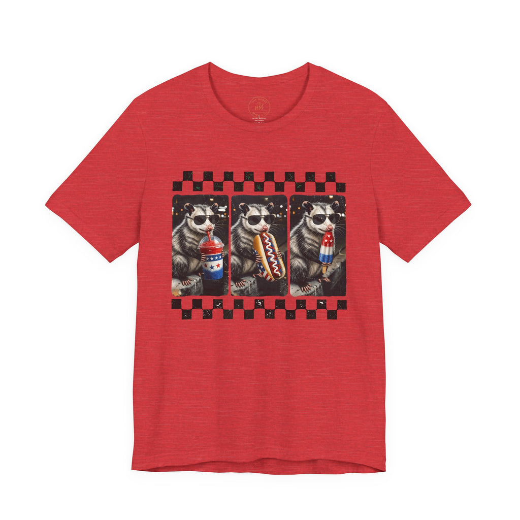Opossum 4th of July  Graphic T-Shirt