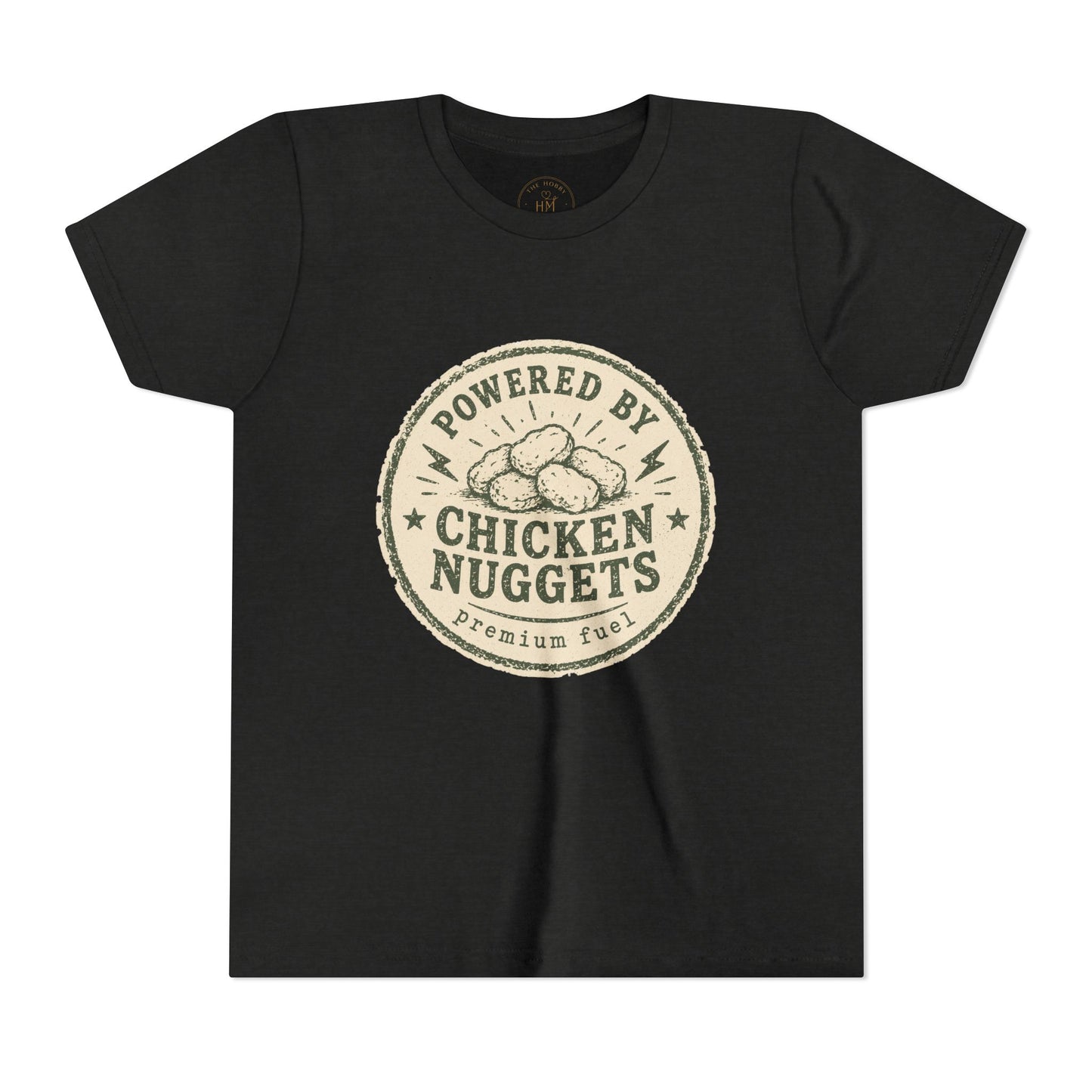 Powered by Chicken Nuggets Youth Graphic T-Shirt