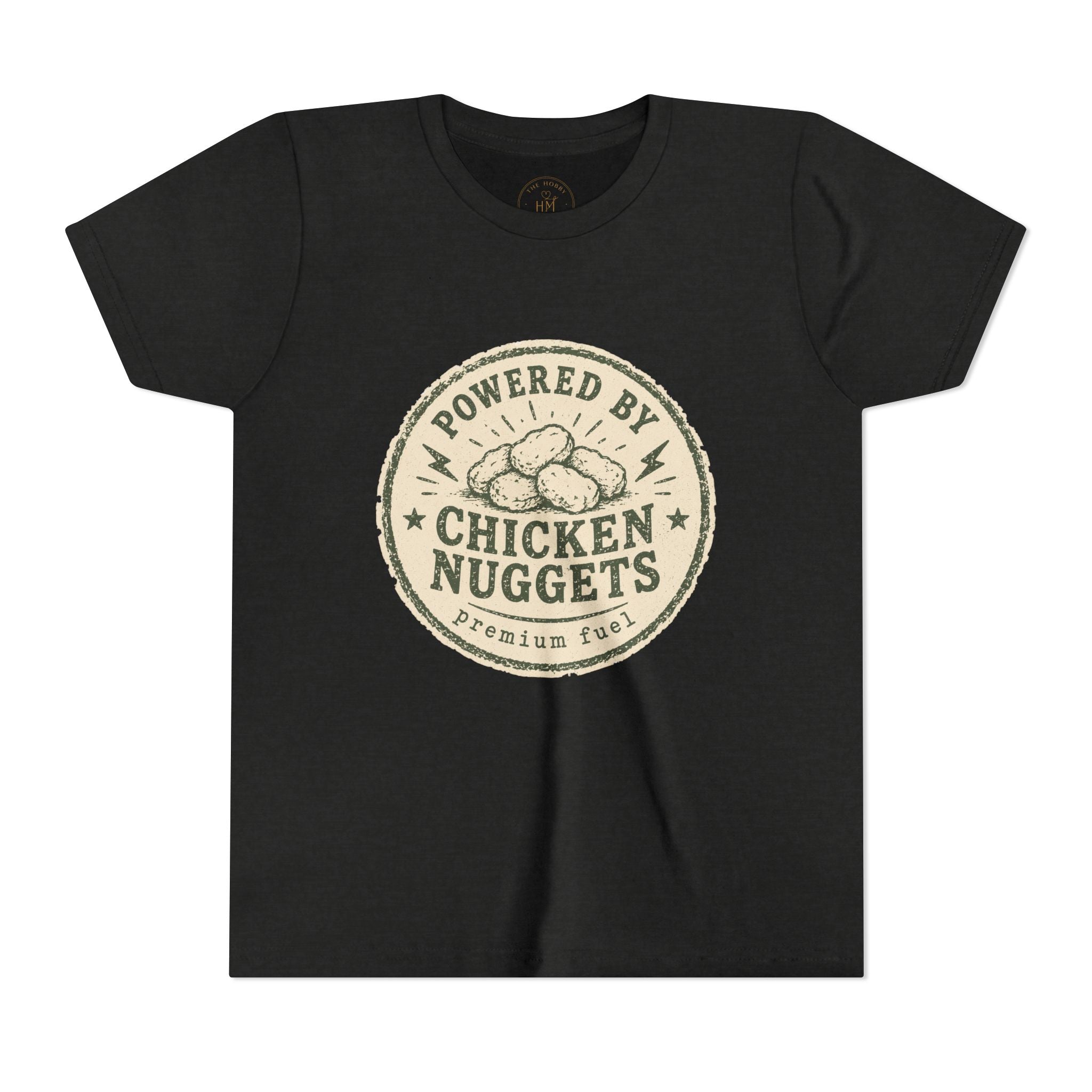 Powered by Chicken Nuggets Youth Graphic T-Shirt