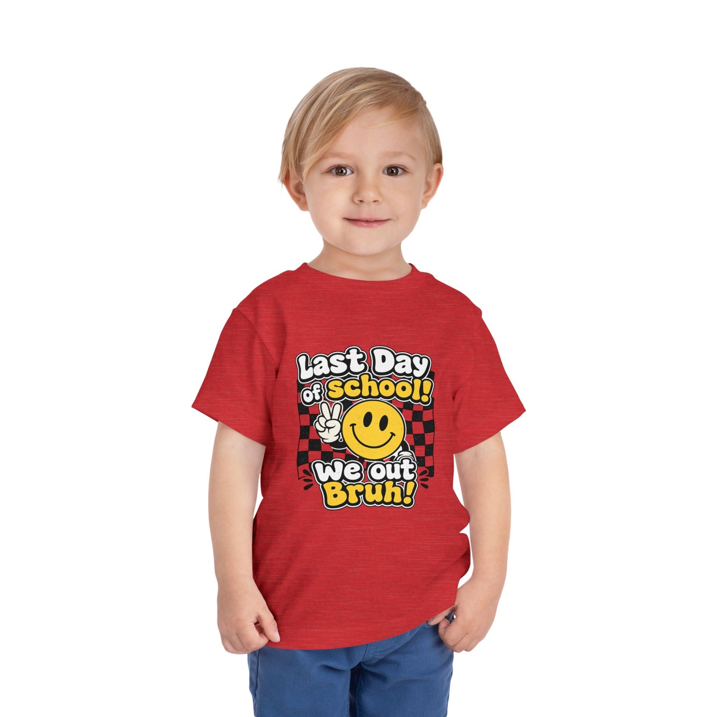 "Last Day of School! We Out Bruh" Toddler Graphic