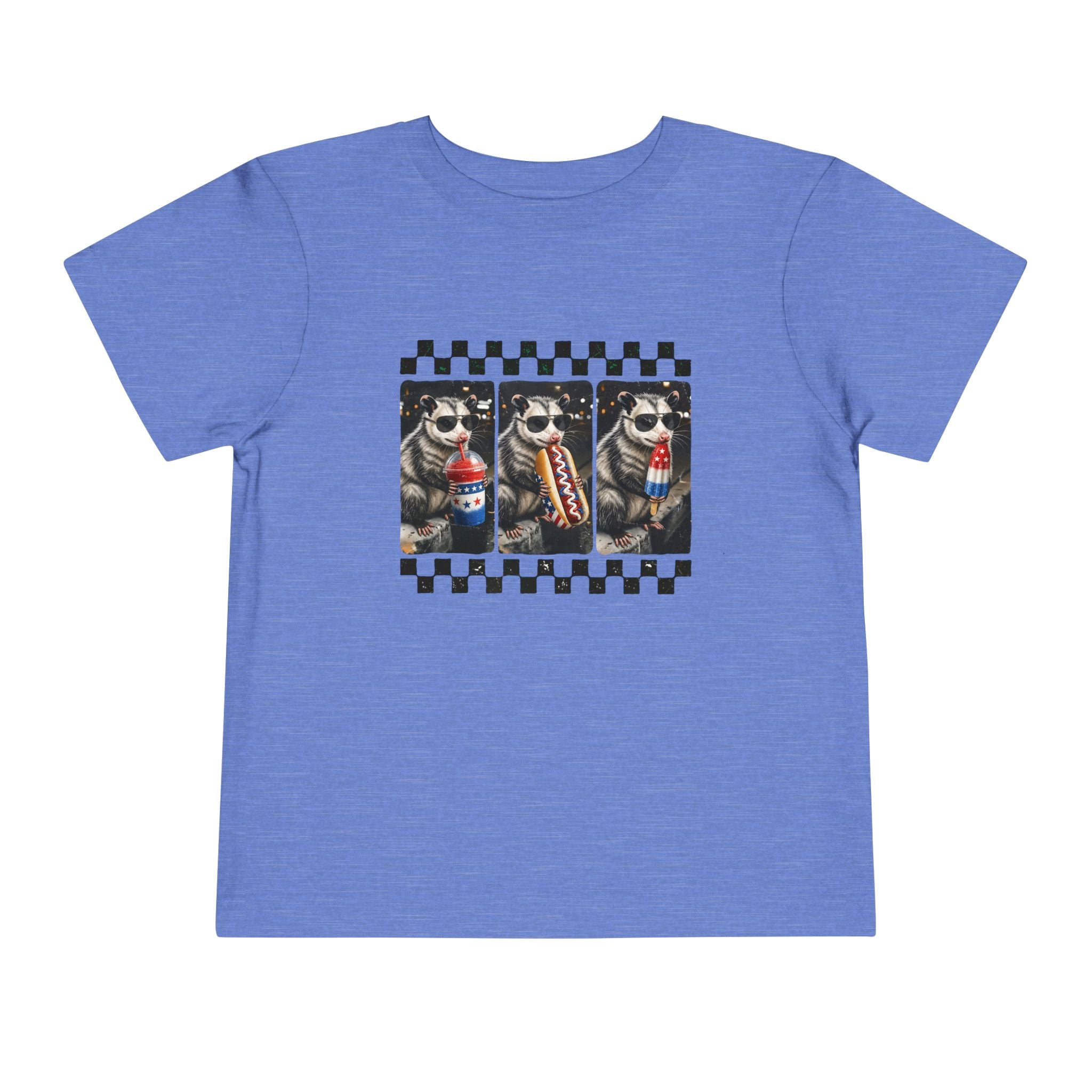 Opossum 4th of July Toddler Graphic T-shirt