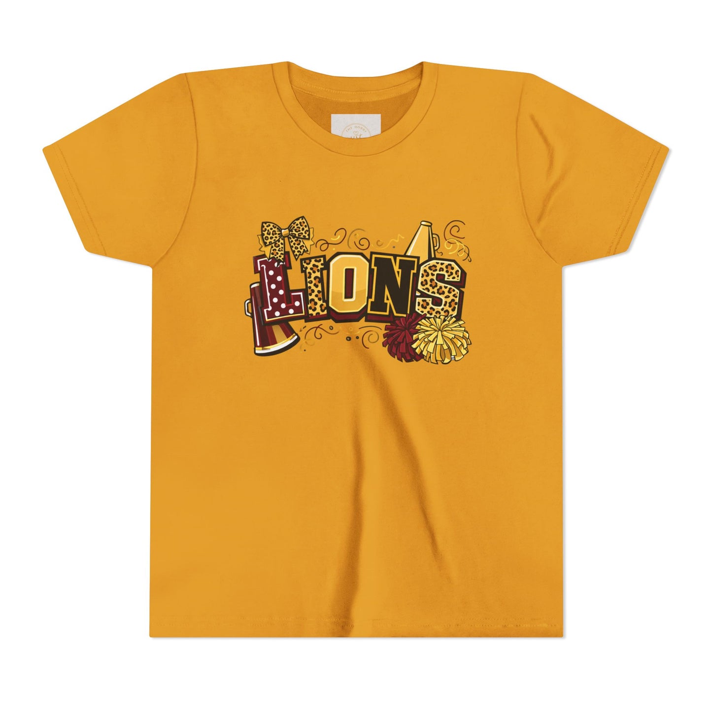 School Spirit Lions Cheer Graphic- Youth
