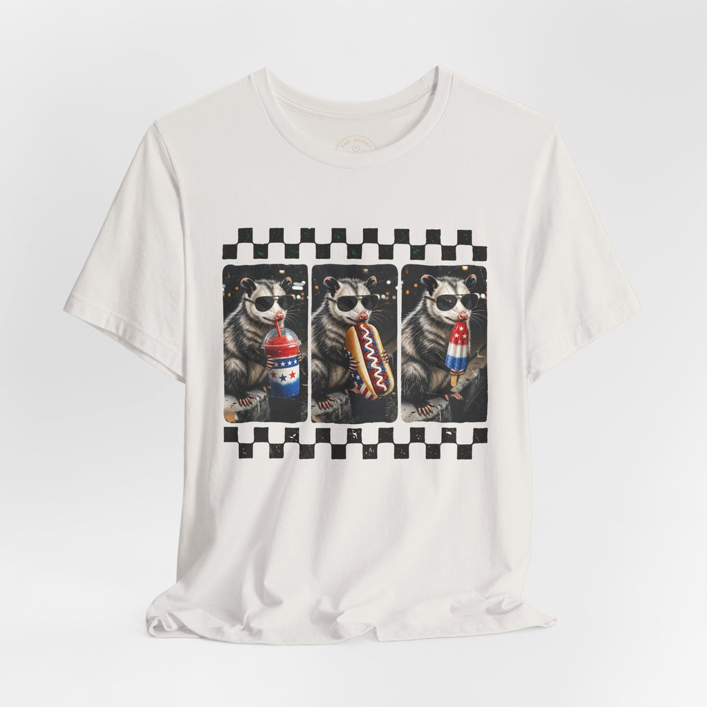Opossum 4th of July  Graphic T-Shirt