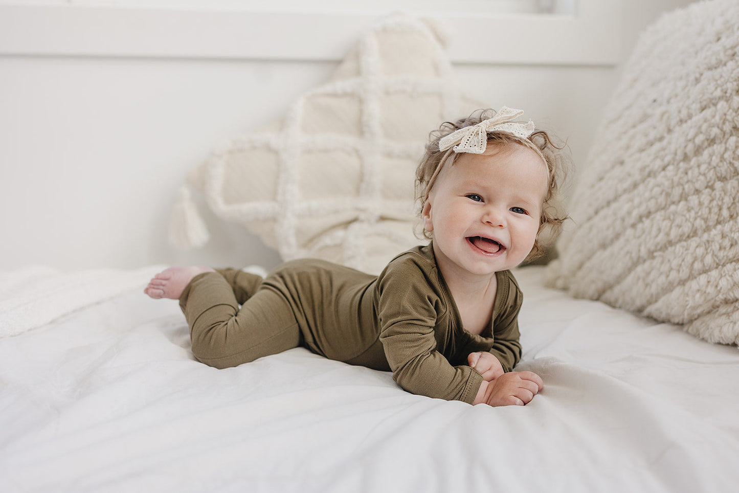 Solid Bamboo Zippy Pajamas for baby- more colors