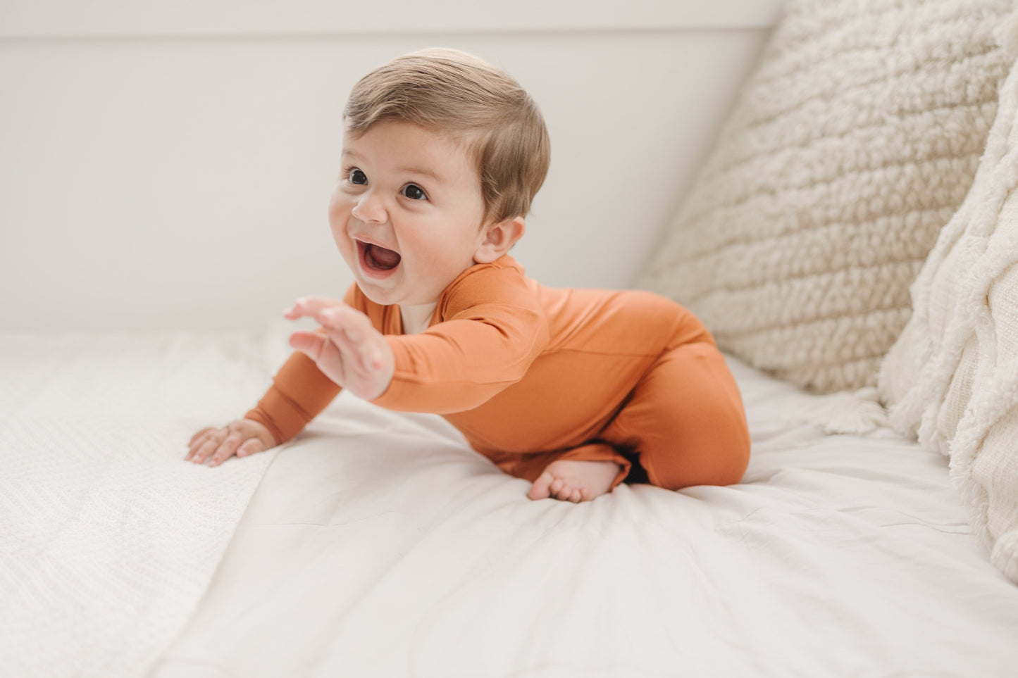 Solid Bamboo Zippy Pajamas for baby- more colors