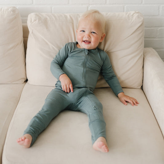 Solid Bamboo Zippy Pajamas for baby- more colors