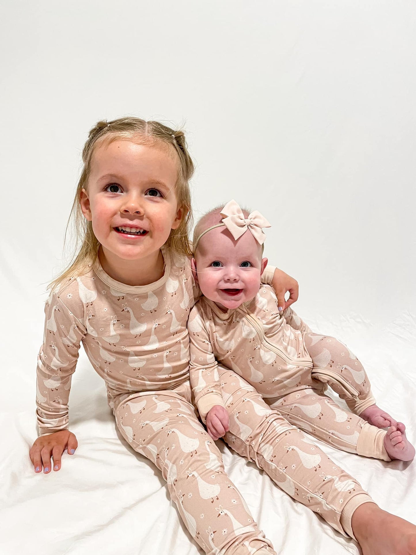 Silly Goose on the Loose 2pc Baby and Toddler Bamboo Pajamas