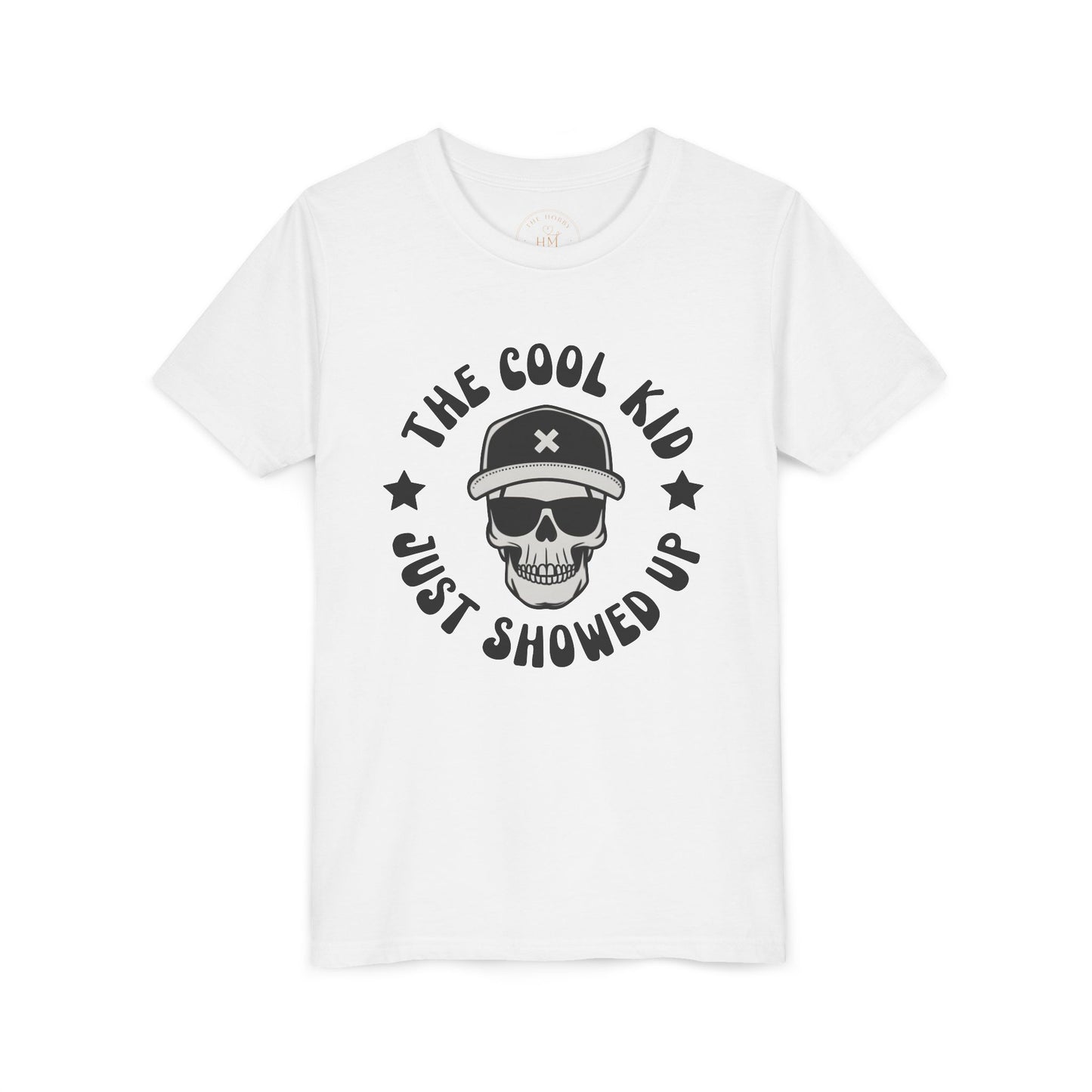 Youth Skull | "The Cool Kid Just Showed Up" Kids T-Shirt