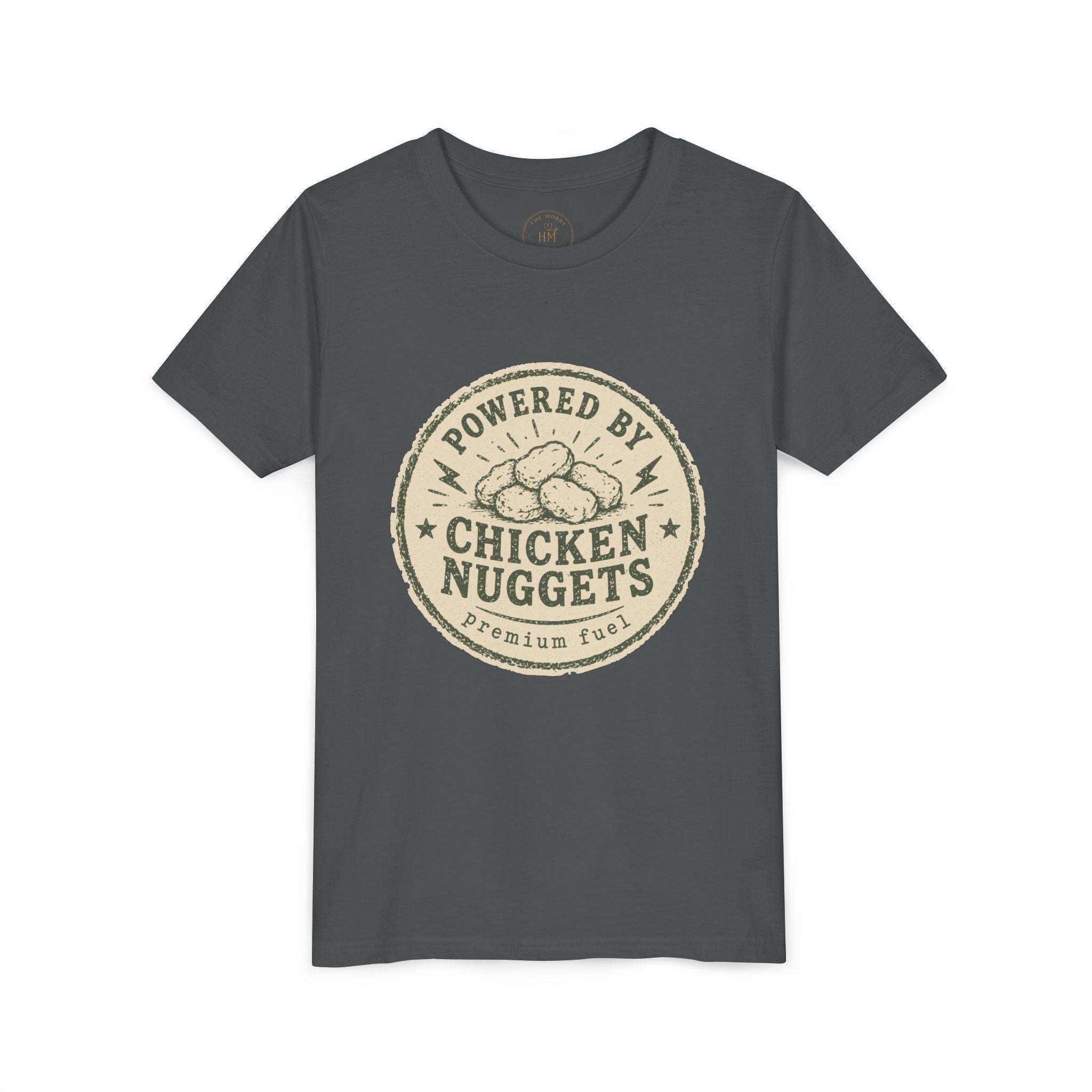 Powered by Chicken Nuggets Youth Graphic T-Shirt