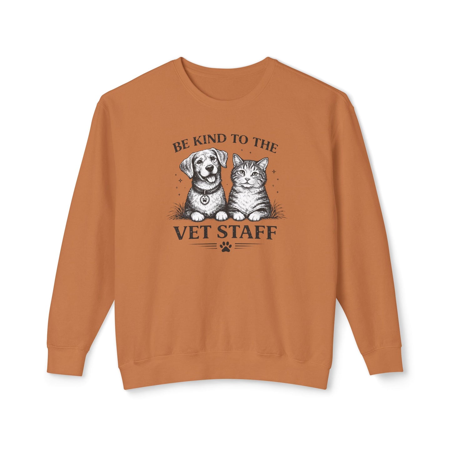 Be Kind to the Vet Staff Graphic Sweatshirt