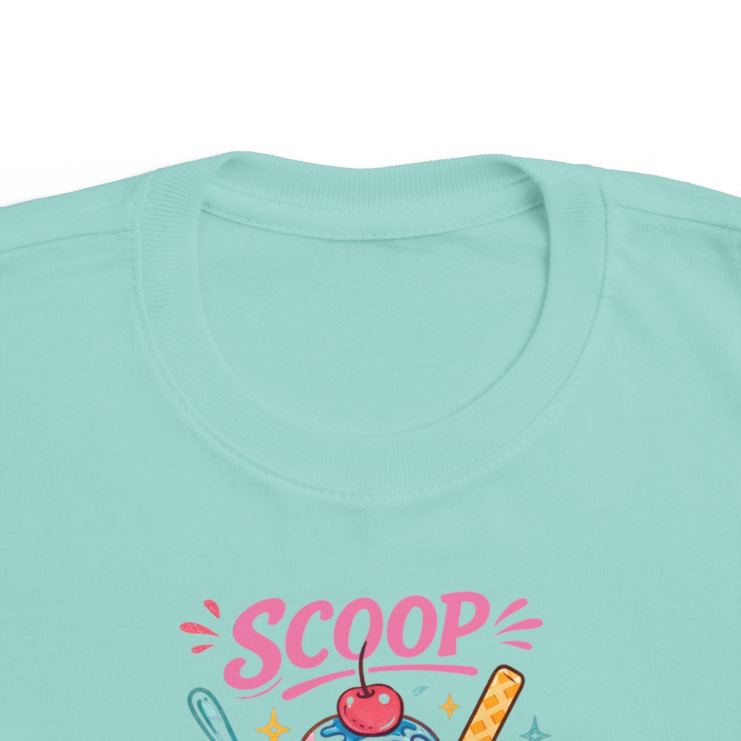 "Scoop There It Is" Ice Cream Toddler Tee