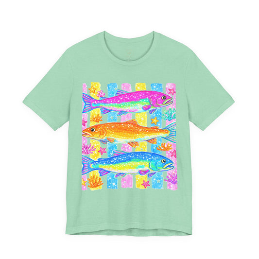 Tropical Fish  Beachy Summer Tee