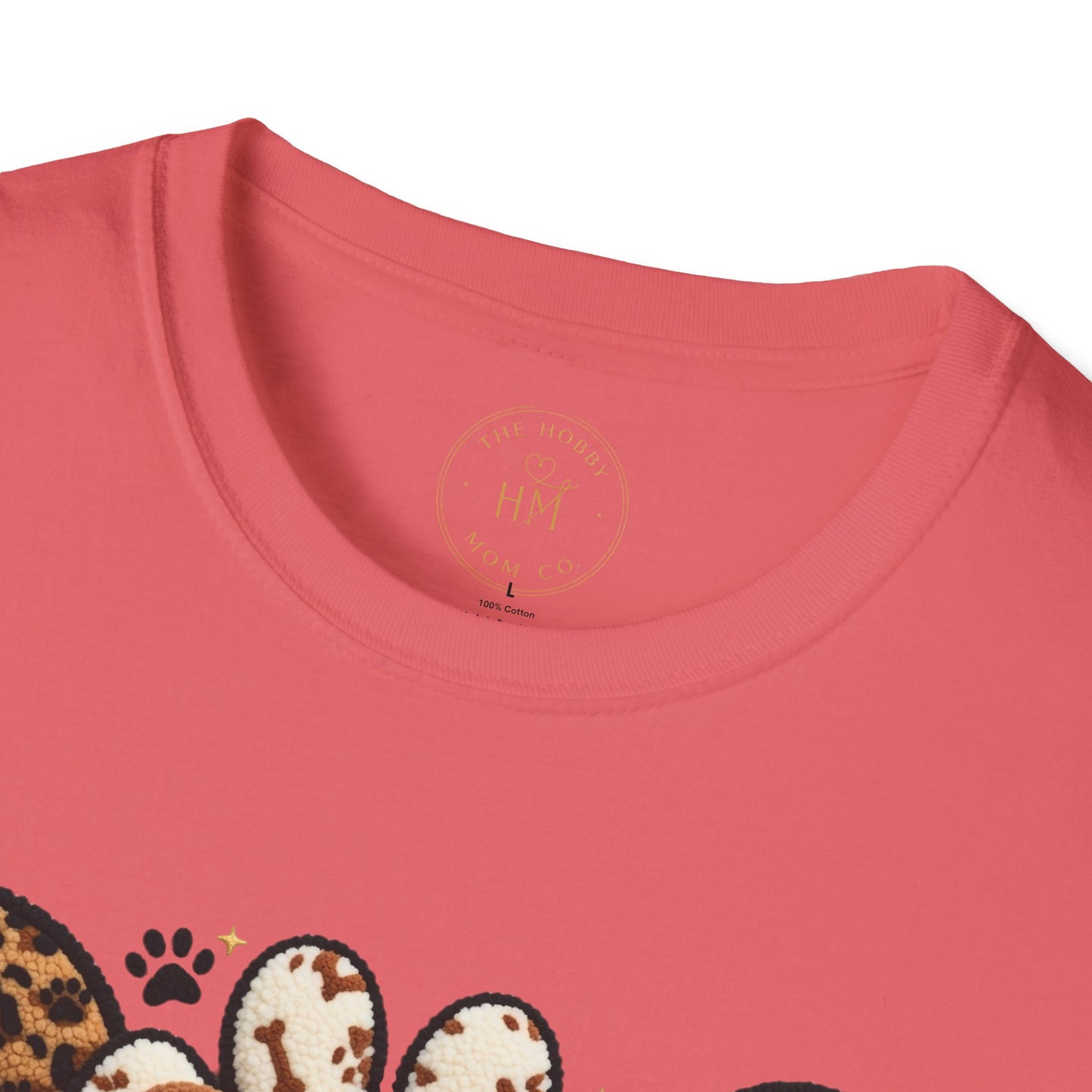 Dog Mama Leopard Paw T-Shirt