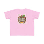 Kindergarten Leopard Apple Toddler Tee