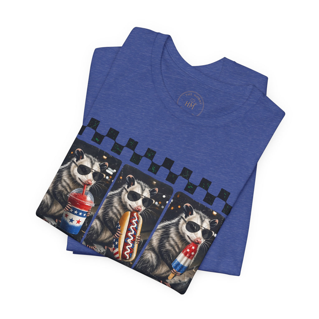 Opossum 4th of July  Graphic T-Shirt