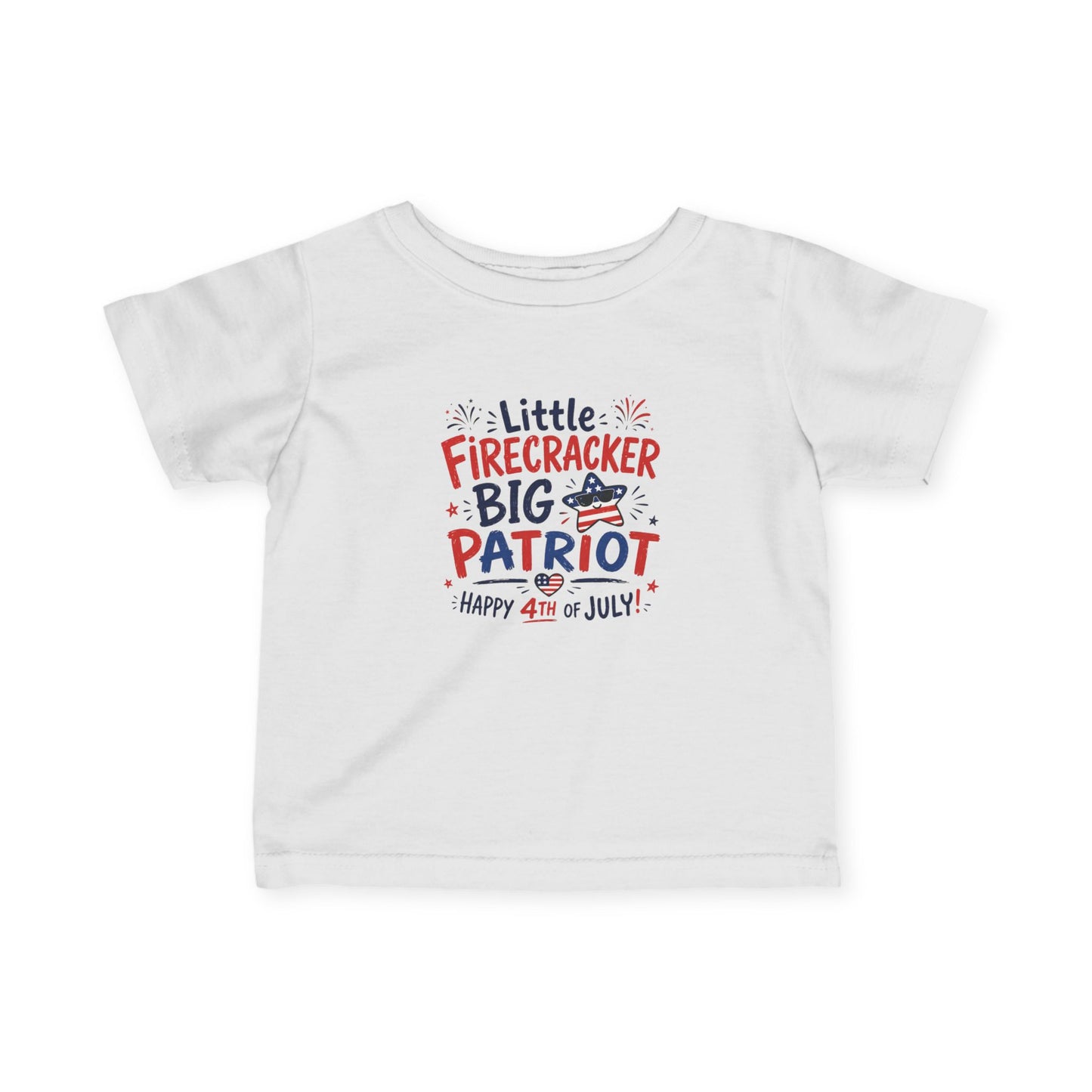 Little Firecracker 4th of July Baby T-Shirt