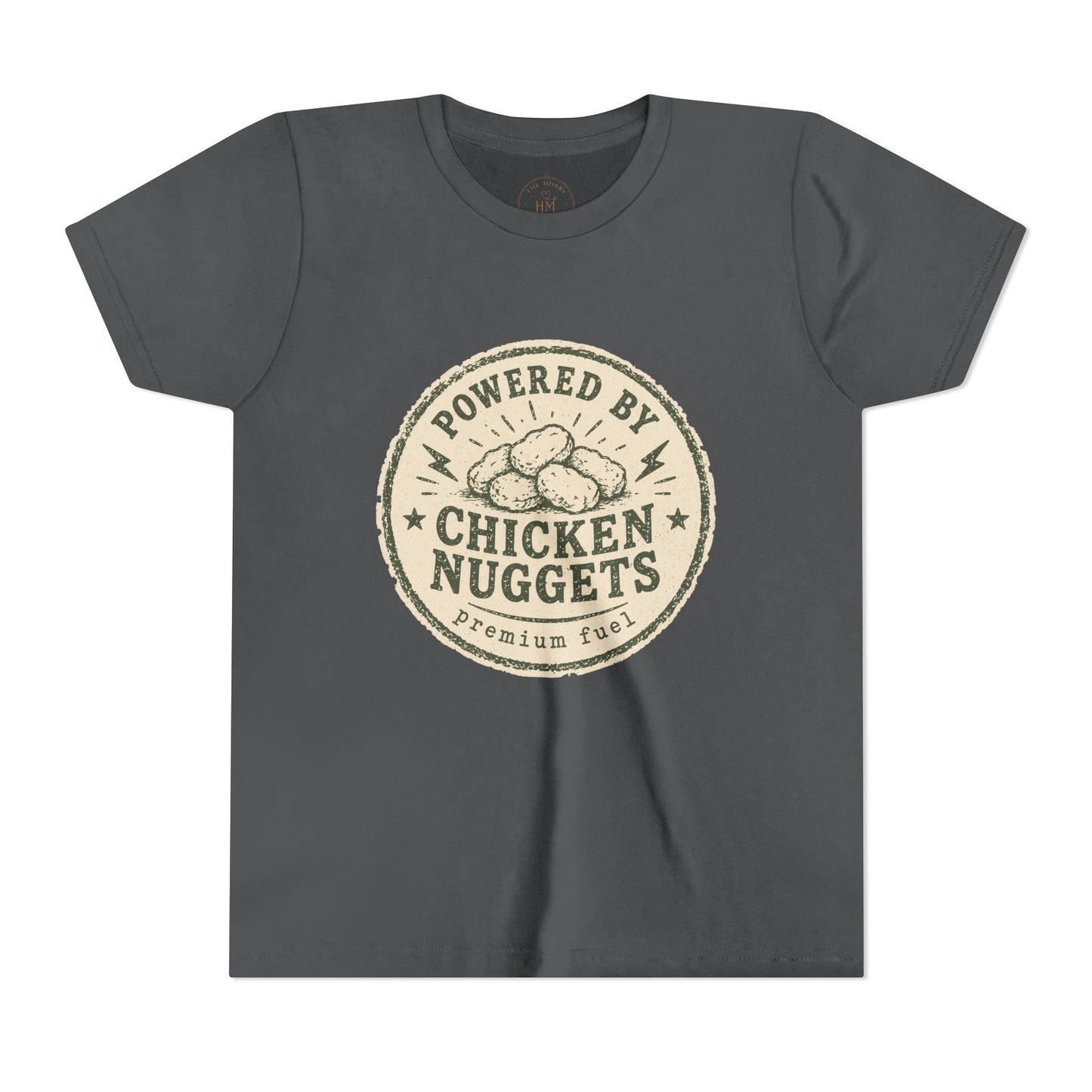 Powered by Chicken Nuggets Youth Graphic T-Shirt