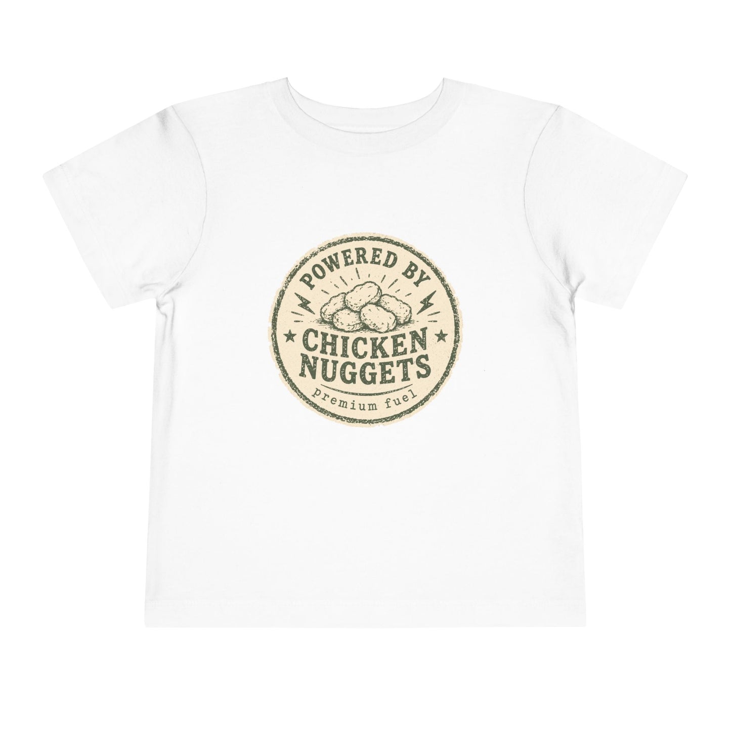 Toddler Tee — Powered by Chicken Nuggets