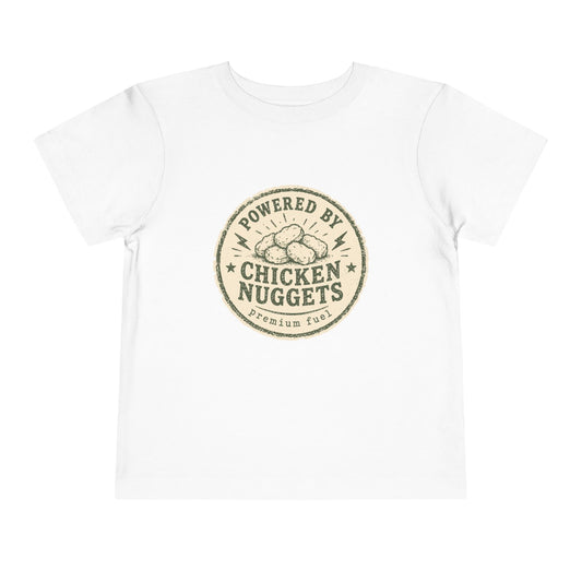 Toddler Tee — Powered by Chicken Nuggets