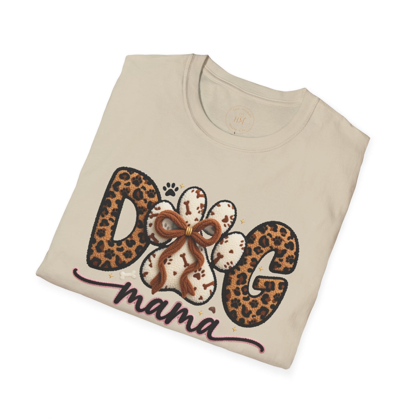 Dog Mama Leopard Paw T-Shirt