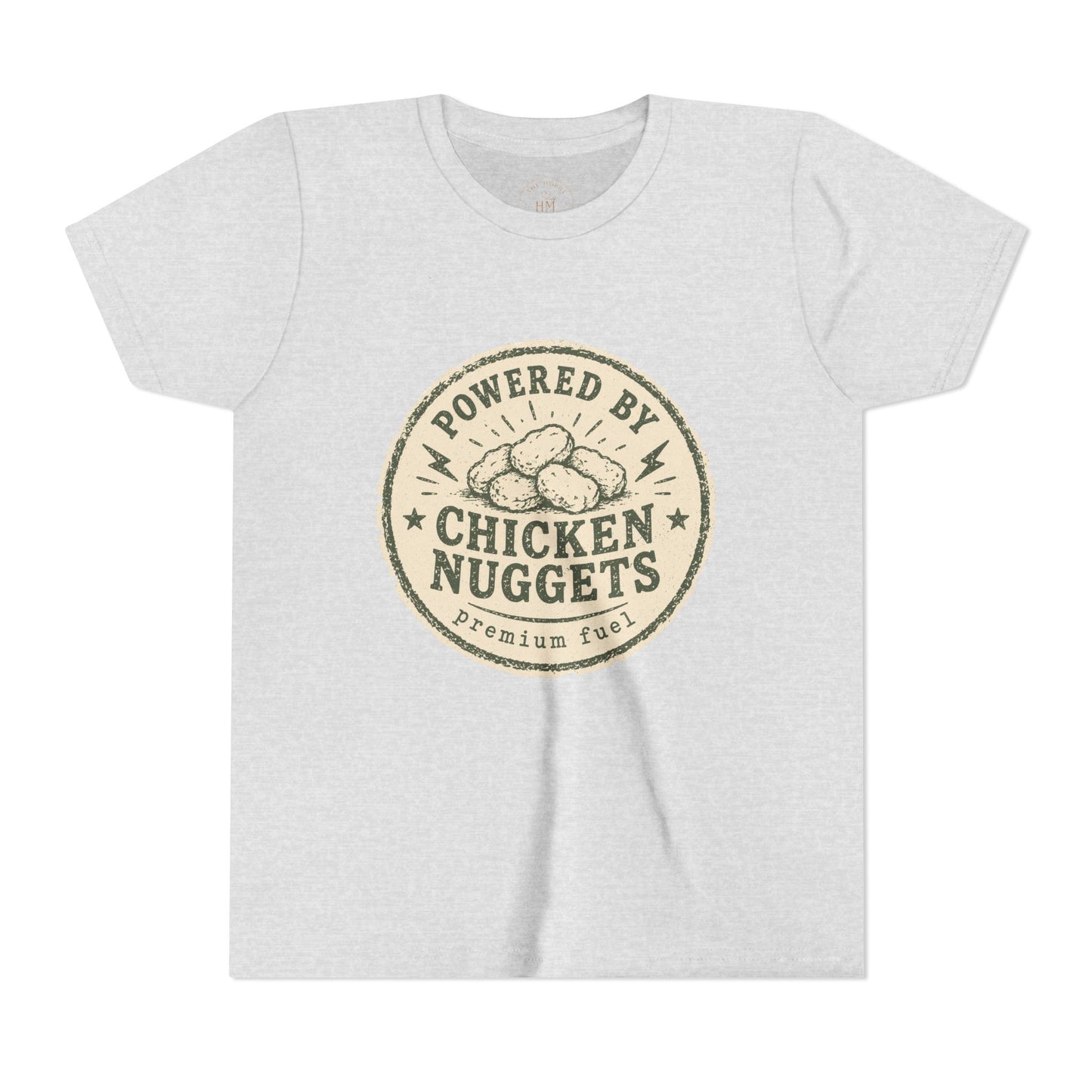 Powered by Chicken Nuggets Youth Graphic T-Shirt