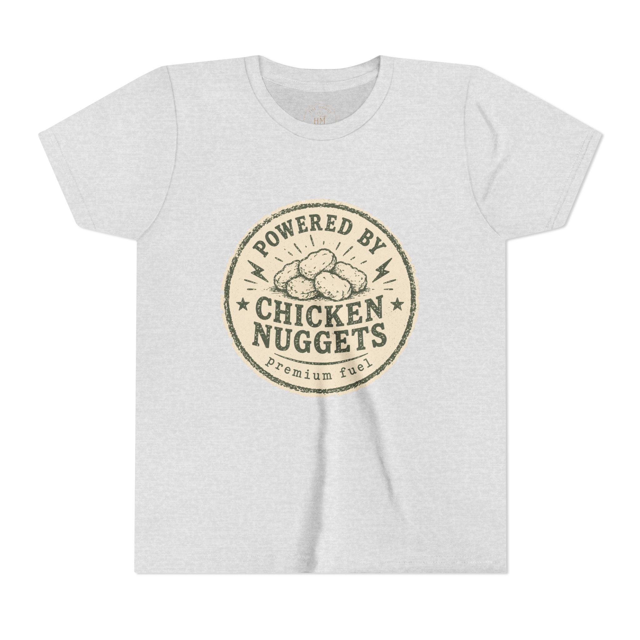 Powered by Chicken Nuggets Youth Graphic T-Shirt