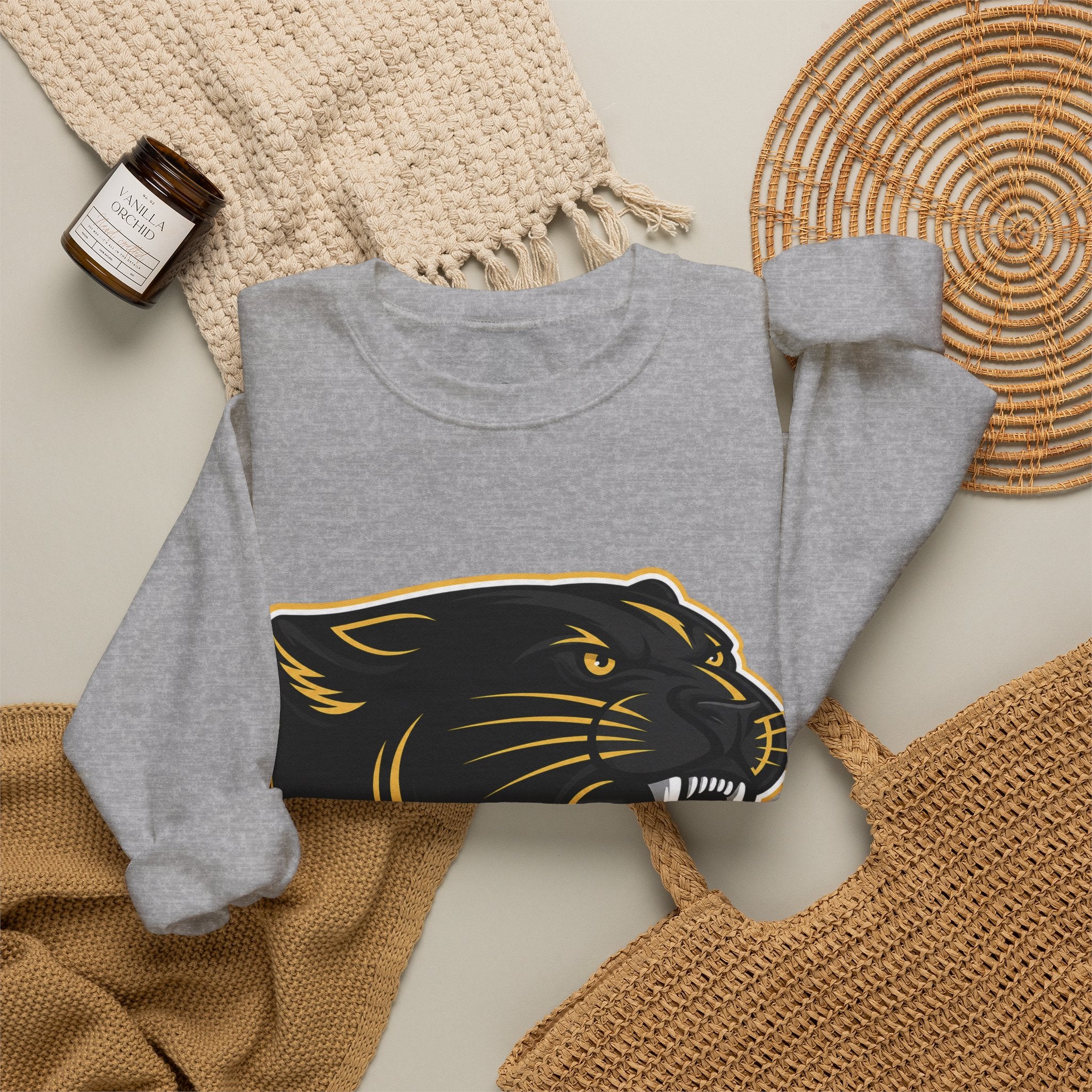 Panthers School Spirit Crewneck Sweatshirt