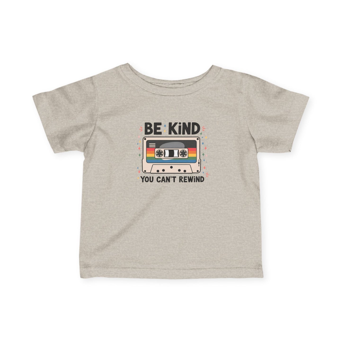 Baby Retro Cassette Tee | "Be Kind, You Can't Rewind" Infant Shirt